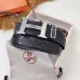 9Hermes H Buckle Leather Belt 3.8 cm #A45674
