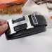 11Hermes H Buckle Leather Belt 3.8 cm #A45674