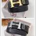 1Hermes H Buckle Leather Belt 3.8 cm #A45674
