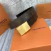 18Louis Vuitton AAA+ Leather Belts W3.5cm (3 colors) #9873568