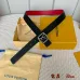 10Men's Louis Vuitton AAA+ reversible Belts 3cm #A33427
