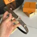 4Women's Louis Vuitton AAA+ Leather Belts 2cm #A33432