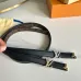 5Women's Louis Vuitton AAA+ Leather Belts 2cm #A33432