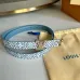 5Women's Louis Vuitton AAA+ Leather Belts 2cm #A33434