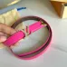 3Women's Louis Vuitton AAA+ Leather Belts 2cm #A33436