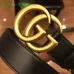 3Leather Men's Gucci AAA+ black Belts double G buckle 3.8cm #9111462