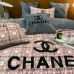 3Chanel Bedding Quilt Cover Pillowcase Bed Sheet Pillow #A48476