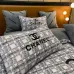 3Chanel Bedding Quilt Cover Pillowcase Bed Sheet Pillow #A48477