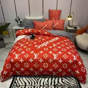 Supreme x L*V Bedding Quilt Cover Pillowcase Bed Sheet Pillow #A49389
