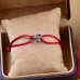 6Cartier Jewelry Bracelets hand ropes colors  golden and sliver #A27249