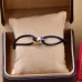 8Cartier Jewelry Bracelets hand ropes colors  golden and sliver #A27249