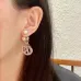 3Dior Tribales Gradient Logo Earrings #A50089