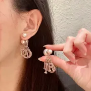Dior Tribales Gradient Logo Earrings #A50089