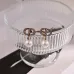 6Dior Tribales Gradient Logo Earrings #A50090