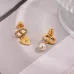 4Dior Tribales Gradient Logo Earrings #A50091