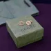 1Gucci Heritage Gold Studs Classic Interlocking G Design earring #A52291