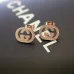1Gucci Heritage Gold Studs Classic Interlocking G Design earring #A52298