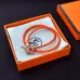 8HERMES leather cord bracelet Jewelry #9999921567