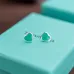 1Tiffany Cute Heart Stud Earrings   Colorful Everyday Jewelry for Women #A52308