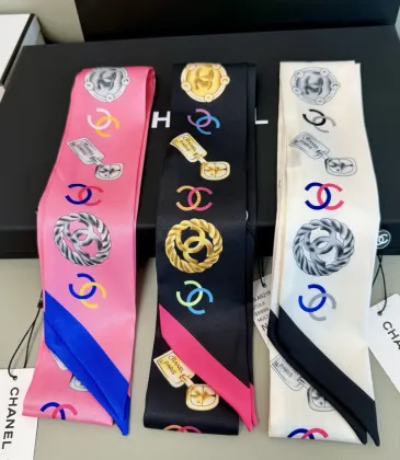 Chanel Scarf Small scarf decorate the bag scarf strap #A48573