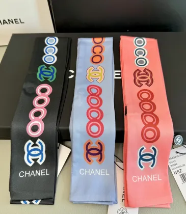 Chanel Scarf Small scarf decorate the bag scarf strap #A48575