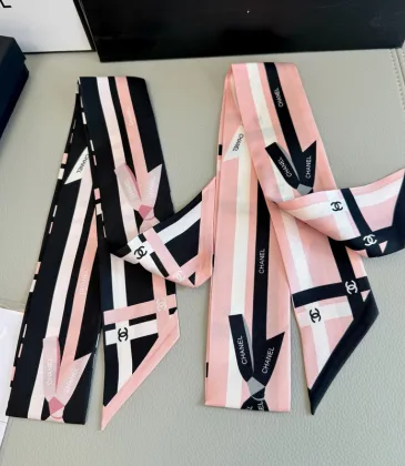 Chanel Scarf Small scarf decorate the bag scarf strap #A48576