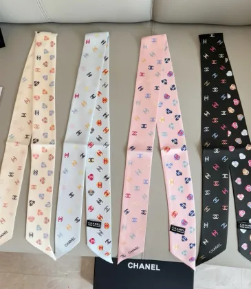 Chanel Scarf Small scarf decorate the bag scarf strap #A48579
