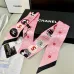 5Chanel Scarf Small scarf decorate the bag scarf strap #A48582