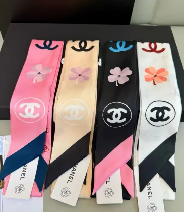 Chanel Scarf Small scarf decorate the bag scarf strap #A48586