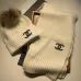 3Chanel Wool knitted Scarf and cap #999909644