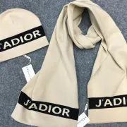 Dior Wool knitted Scarf and cap #999909599