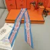 10HERMES Scarf Small scarf decorate the bag scarf strap #A48565