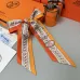 11HERMES Scarf Small scarf decorate the bag scarf strap #A48565