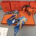 9HERMES Scarf Small scarf decorate the bag scarf strap #A48566