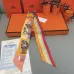 11HERMES Scarf Small scarf decorate the bag scarf strap #A48568
