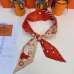 5HERMES Scarf Small scarf decorate the bag scarf strap #A48569