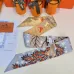 9HERMES Scarf Small scarf decorate the bag scarf strap #A48569