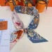 11HERMES Scarf Small scarf decorate the bag scarf strap #A48569