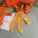 12HERMES Scarf Small scarf decorate the bag scarf strap #A48571