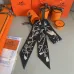 9HERMES Scarf Small scarf decorate the bag scarf strap #A48571