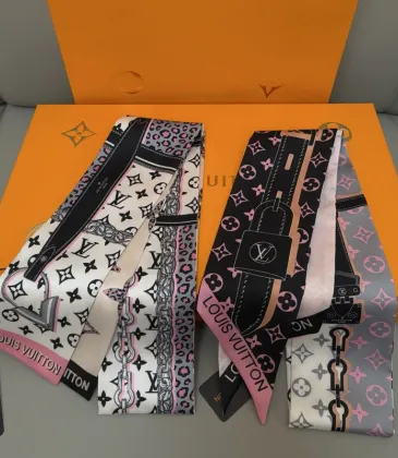 Louis Vuitton Scarf Small scarf decorate the bag scarf strap #A48587