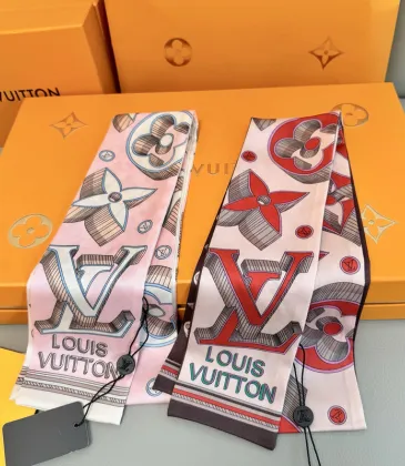 Louis Vuitton Scarf Small scarf decorate the bag scarf strap #A48588