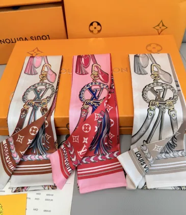 Louis Vuitton Scarf Small scarf decorate the bag scarf strap #A48591