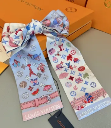 Louis Vuitton Scarf Small scarf decorate the bag scarf strap #A48593