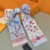 1Louis Vuitton Scarf Small scarf decorate the bag scarf strap #A48593