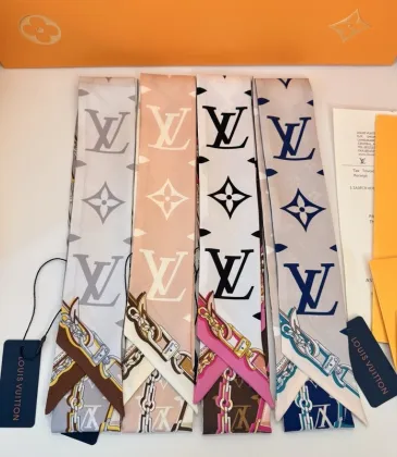 Louis Vuitton Scarf Small scarf decorate the bag scarf strap #A48594