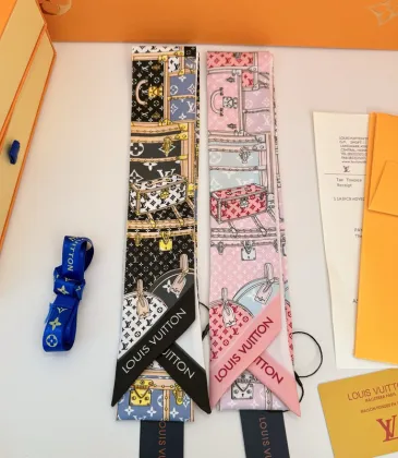 Louis Vuitton Scarf Small scarf decorate the bag scarf strap #A48596