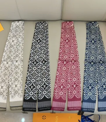 Louis Vuitton Scarf Small scarf decorate the bag scarf strap #A48597