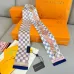 4Louis Vuitton Scarf Small scarf decorate the bag scarf strap #A48599