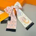 5Louis Vuitton Scarf Small scarf decorate the bag scarf strap #A48600